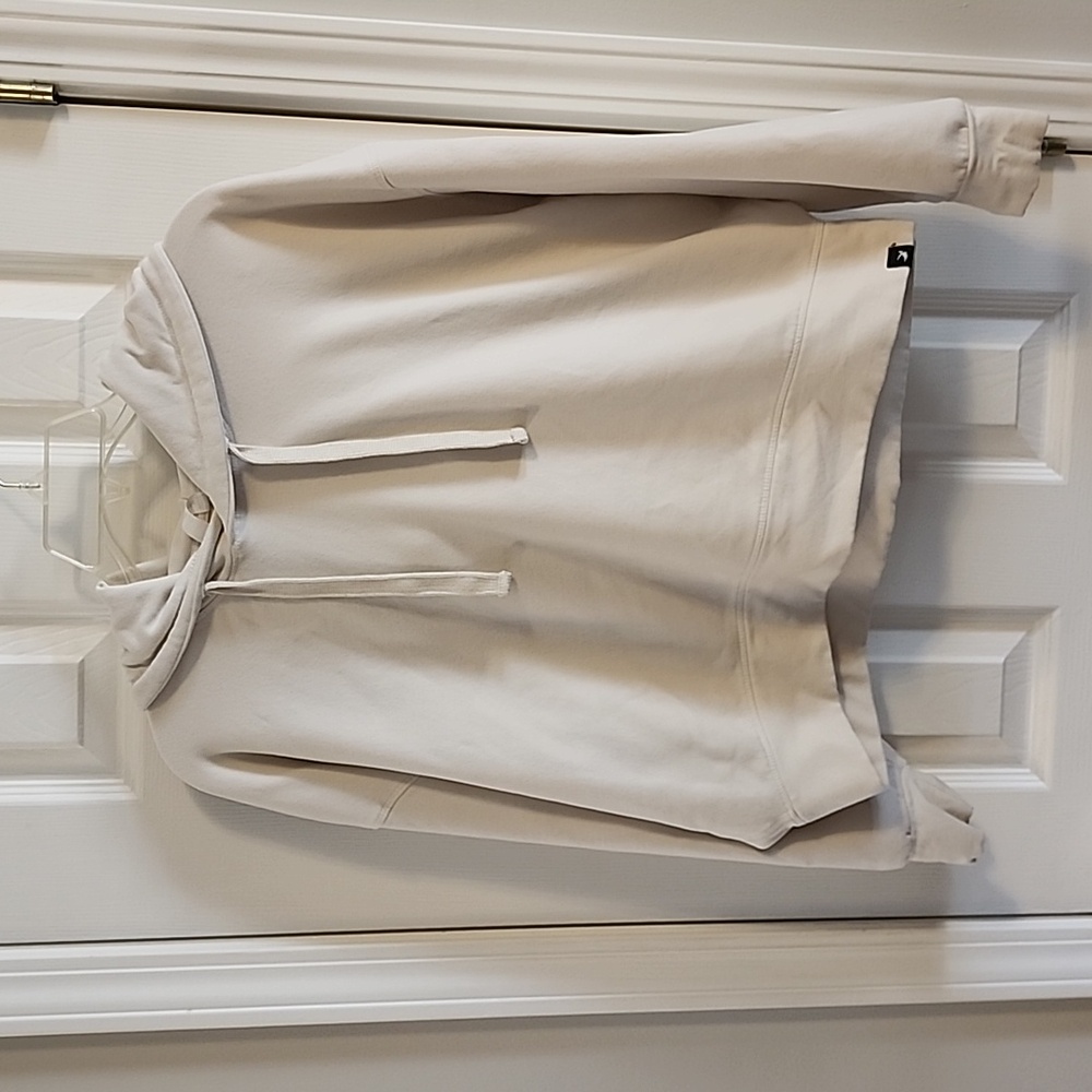 Glyder Vintage Oversized Cropped Hoody cream